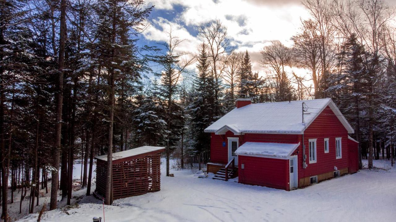 Les Chalets Tourisma - Chalet Dans Les Bois Avec Lac Prive - Le Colibri Saint-Raymond Kültér fotó